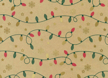  Geschenkpapier - eco - kerstlichtjes - 34001J